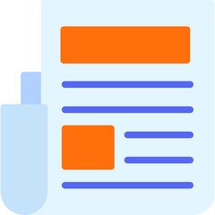 Obraz premium Newspaper Icon