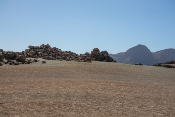 Landscape of Teide National Park on Tenerife
