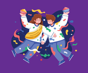 Holi festival vector image