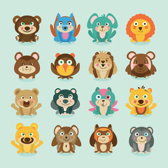 2d vector illustration for  learning cartoon character design for letters of the English language
