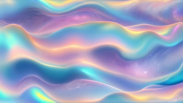 Abstract iridescent liquid background