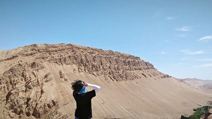 person in desert © Yao