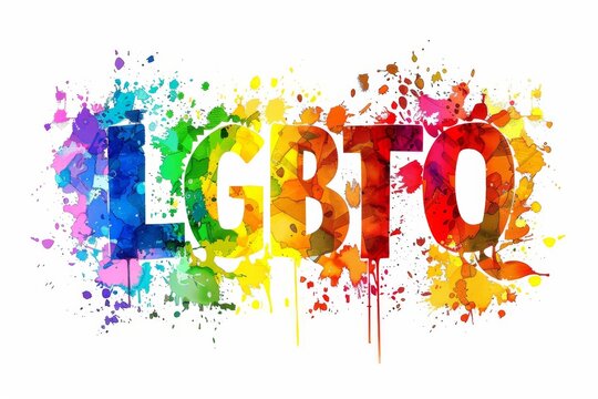 LGBTQ Pride expose. Rainbow deep chestnut colorful ve diversity Flag. Gradient motley colored artistic interpretation LGBT rights parade festival astral diverse gender illustration