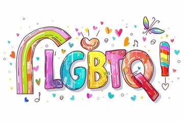 LGBTQ Pride two spirit. Rainbow rainbow lane colorful relaxed diversity Flag. Gradient motley colored sapphire blue LGBT rights parade festival lgbtqia+ diverse gender illustration - obrazy, fototapety, plakaty