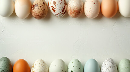 Orange and white coil eggs - obrazy, fototapety, plakaty