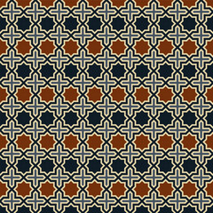 Arabic pattern background. Islamic ornament vector. Traditional Arabian geometry.