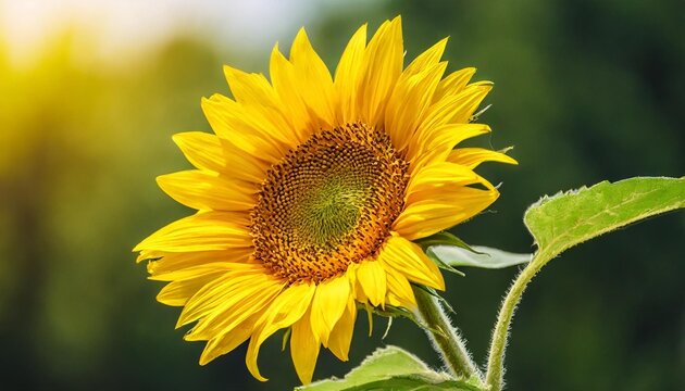 sunflower flower with transparent background