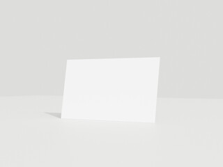Fototapeta premium Business card mockup on white background