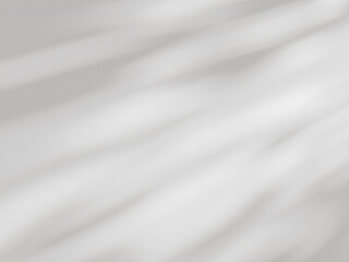 Fototapeta premium Gray window shadow and light blur abstract background on white wall.