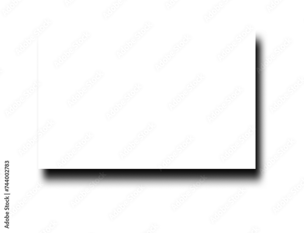 Aufkleber Black transparent frame shadow effect for design. Shadow square, realistic rectangle overlay shadow effect isolated on transparent background. Blur gradient borders with soft edge. Black square shadow