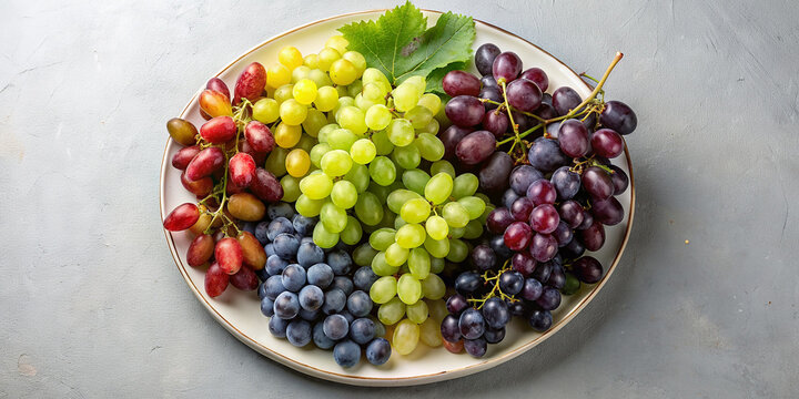 assorted grapes