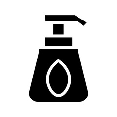 Cleaning Hands Soap Glyph Icon