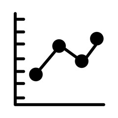 Chart Graph Growth Glyph Icon