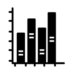 Analytics Business Data Glyph Icon