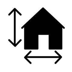 Estate Project Property Glyph Icon