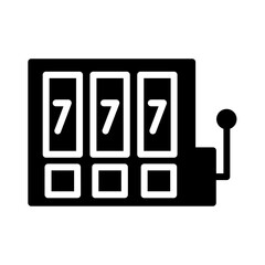 Bet Casino Gambling Glyph Icon