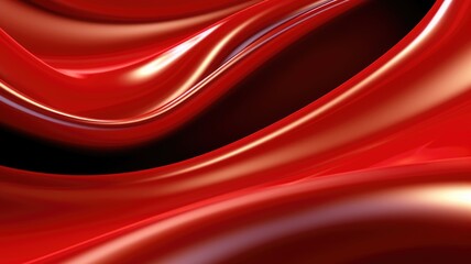 The close up of a glossy metal surface in red color with a soft focus. Generative AI AIG30. generative AI