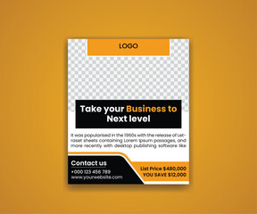 vector digital marketing social media and instagram post template