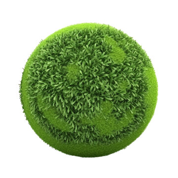 green grass planet on transparent background Remove png