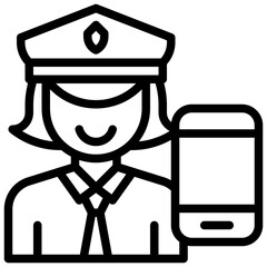 POLICE,profession,female,safety,woman.svg