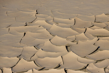 Mudflats in the desert