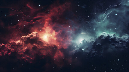 Fototapeta premium view of outer space