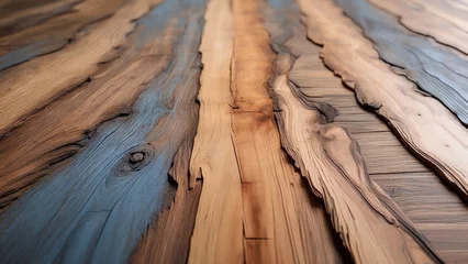 Selbstklebende Fototapeten wooden wall © Elinadwi