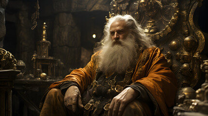 Sony Photo of dwarf King underground golden kingdom
