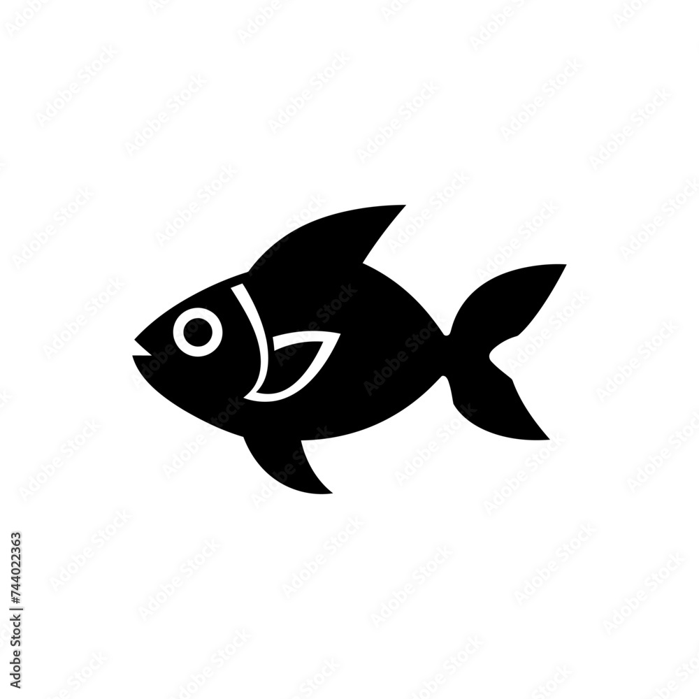 Canvas Prints Tetra fish icon