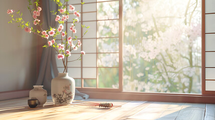 Interior, Japanese style, copy space, photo