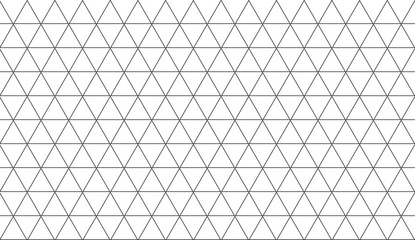 Fototapeta premium Triangle seamless geometric pattern. Abstract creative low poly, clean flat background. Vector simple banner concept. 