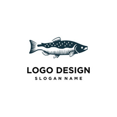 Fish logo design template elements. Suitable for various purposes