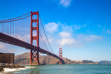 Golden Gate Bridge in San Francisco - 744032519