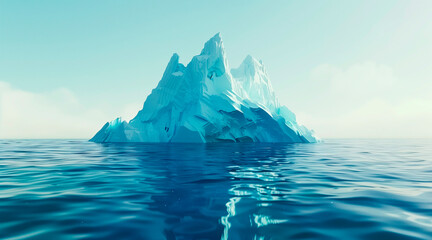 Tip of the iceberg. Business concept. Iceberg. Success business metaphor
