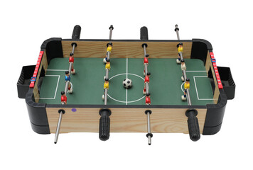 Table football game isolated on transparent background
