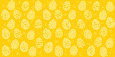 Easter egg seamless pattern. Spring holiday background for printing on fabric, paper for scrapbooking, gift wrap, wallpapers, textile fabric design, wrapping paper, website wallpapers, textile.