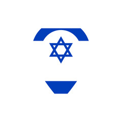 Israel flag location icon