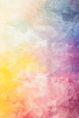 Vertical Watercolor background with soft pastel tones, creating a dreamy and artistic atmosphere.