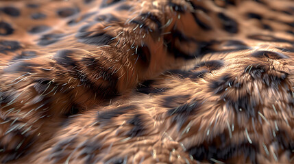 Close Up of Leopard Print Material