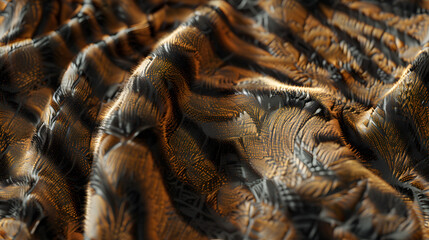 Detailed Close Up of a Large Animals Fur