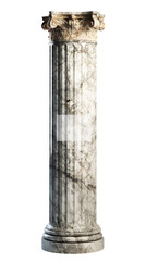 marble pillar  on transparent background Remove png