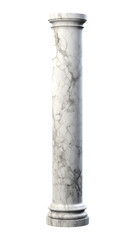 marble pillar  on transparent background Remove png