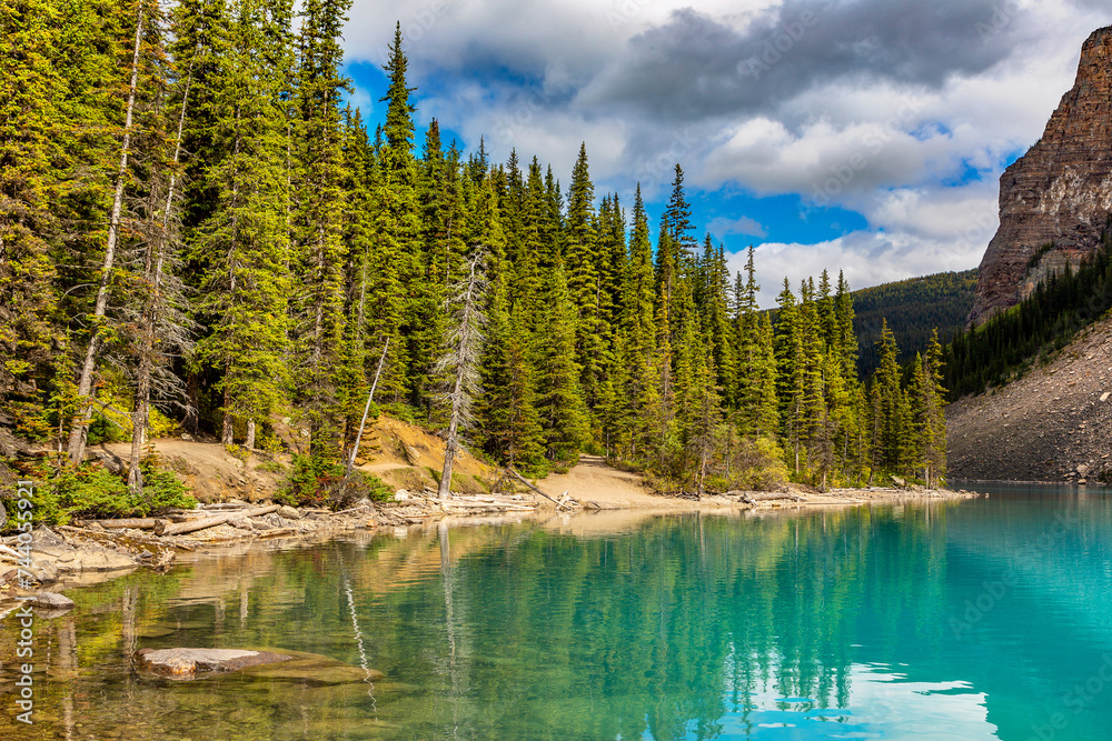 Sticker lake moraine, banff national park