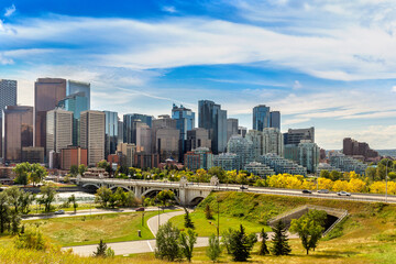 Calgary in sunny day, Canada - 744061376