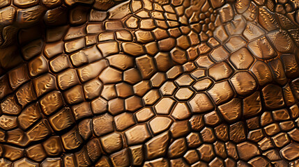 Detailed Close Up of an Alligators Skin
