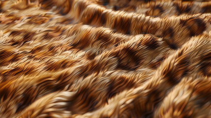 Fototapeta premium Close Up of a Bunch of Brown Feathers