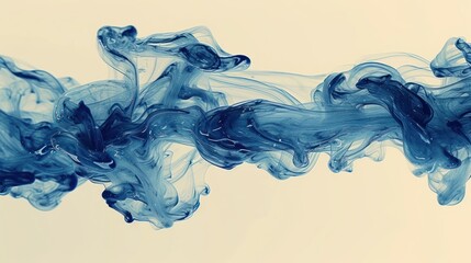  a group of blue smokes floating in the air in front of a light blue background with a white back ground and a light blue back ground with a white back ground.