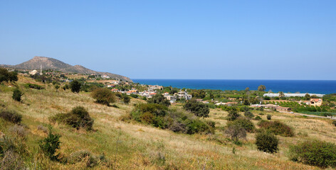 Fototapeta na wymiar Yedidalga Town in Cyprus.