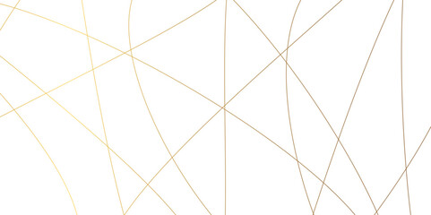 Abstract golden diagonal lines and luxury elegant pattern background .random chaotic line and creative geometric shape background .modern technology  premium line on transparent background .