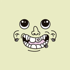 cartoon expression illustration